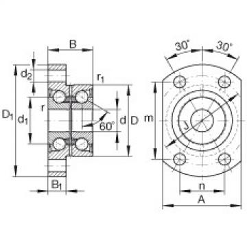 FAG Unidades de rolamento de esfera de contato angular - ZKLFA0640-2Z