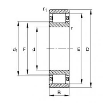 Rolamentos N222-E-TVP2 FAG