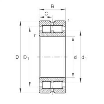 FAG Rolamento de rolos cil&iacute;ndricos - SL014948