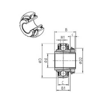 Rolamentos UK209+H-24 SNR