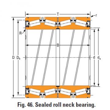 Rolamentos de rolo de rolo selado k147807 O-ring