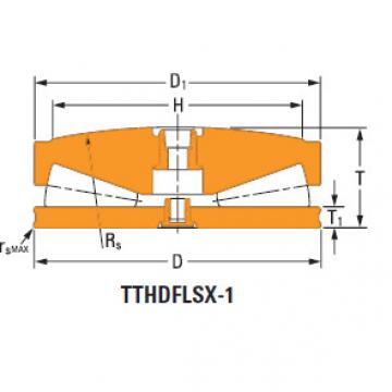 Sistemas de parafusos empurrar rolamentos cônicos T411fas-T411s