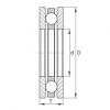 FAG Rolamento axial de esferas - EW1/2