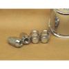 New Polaris e2 e4 e6 eL Gem Car Chrome Wheel Hub Bearing Cover &amp; 4 Lug Nut Set