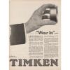 Timken Detroit Michigan Bearings Truck Automobile Farm Tractor 1918 Print Ad