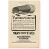 1919 AD FAFNIR BALL BEARINGS NEW BRITAIN, CONN. STAR, HAND MADE EXTRA PLY TIRE