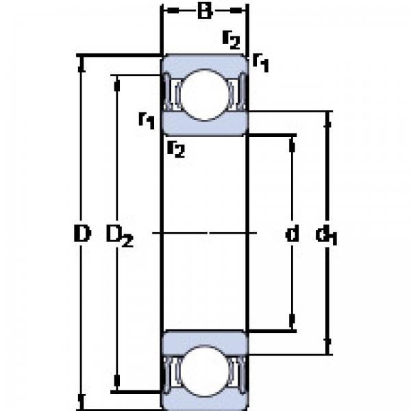 Rolamentos W 6203-2RS1 SKF #1 image