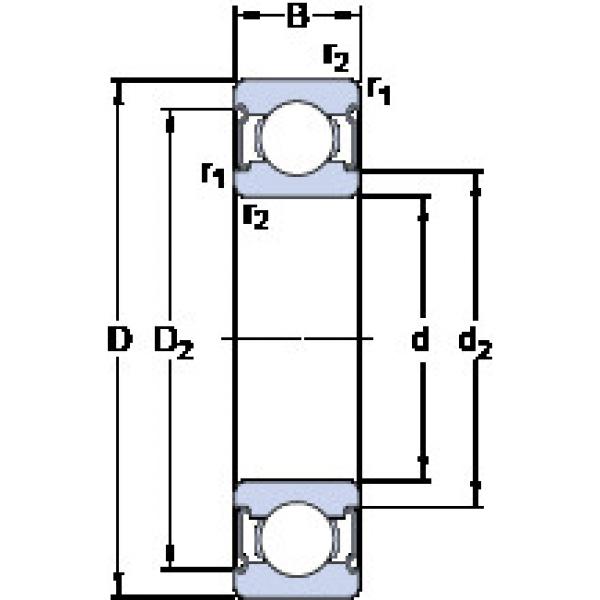 Rolamentos W 628-2Z SKF #1 image