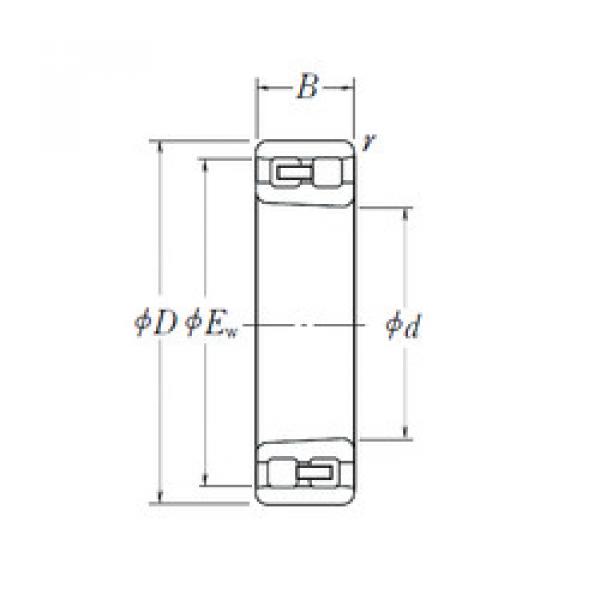 Rolamento NN 3018 K NSK #1 image