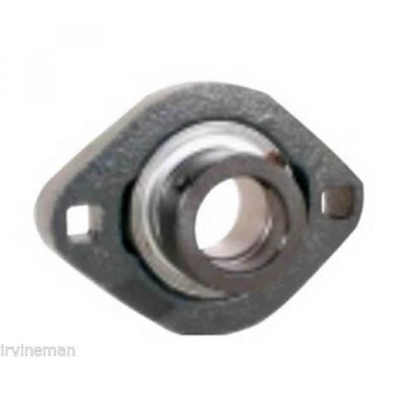 FHLF207-22 Bearing Flange Light Duty 2 Bolt 1 3/8&#034; Inch Ball Bearings Rolling #3 image