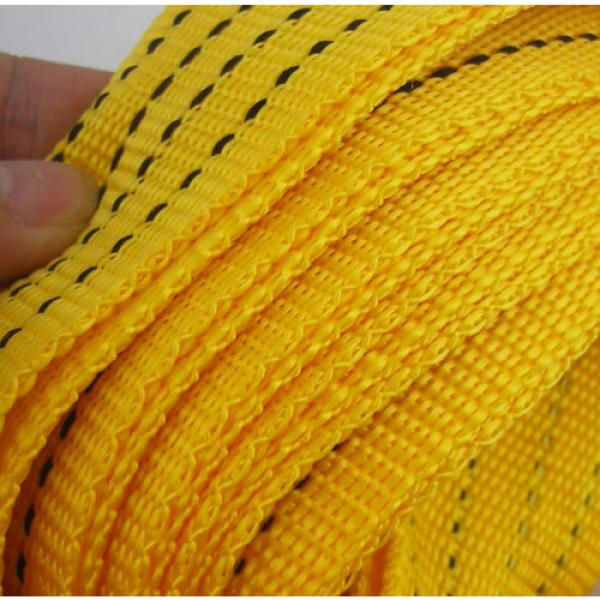 Durable Heavy Duty Car Tow Pulling Strap Nylon Rope Bearing 3 Ton For Mitsubishi #3 image